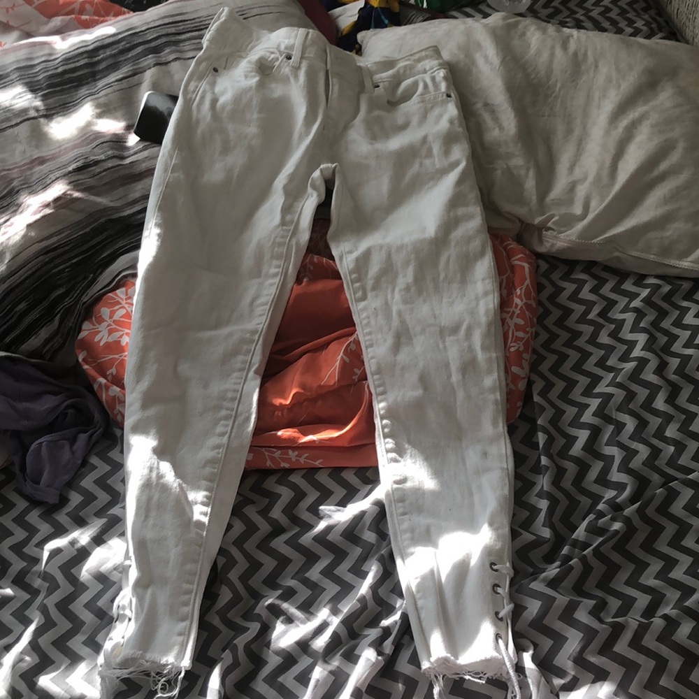 White jeans